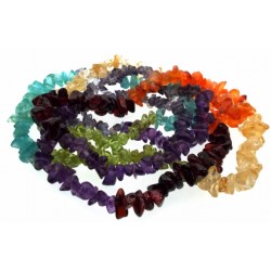 32 Inch Chakra Gemstone Necklace